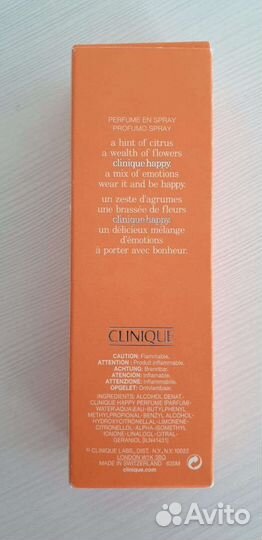 Парфюмерная вода Clinique happy