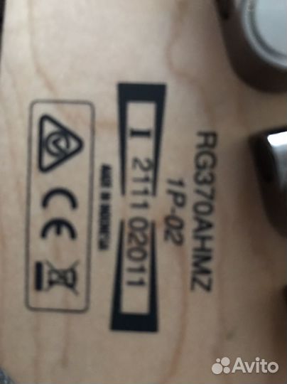 Электро гитара Ibanez RG370ahmz