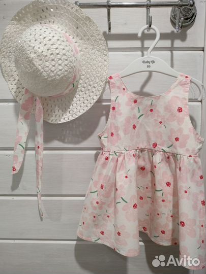 Летнее платье с панамкой 86