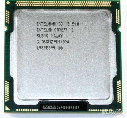 Процессор Intel core i3-540