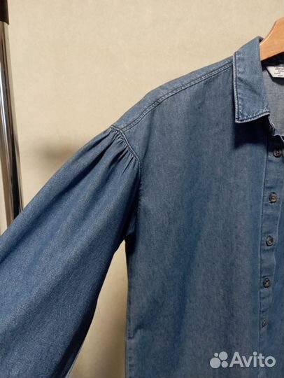 Рубашка джинсовая, Bershka denim