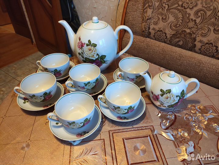Чайный сервиз Вербилки СССР
