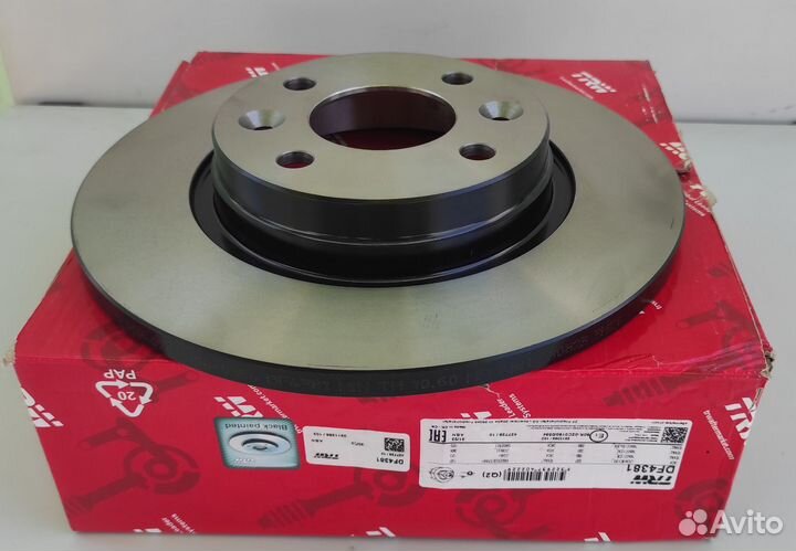 Тормозные диски TRW DF 4381 Рено Логан