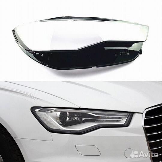 Стекла фар Audi A6 C7 2014-2018