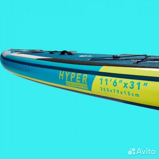 SUP-доска надувная aqua marina hyper 12'6