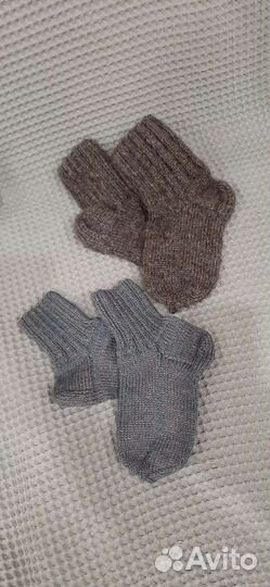 Носки мужские и женские ручная вязка