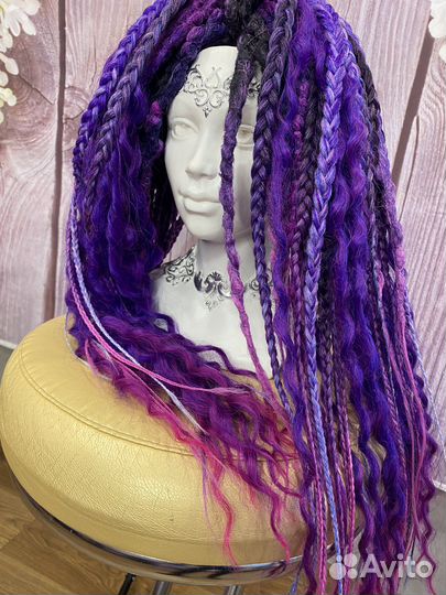 Гофродреды, косы, Афрорезинки, Сенегалки