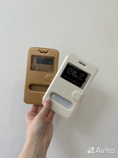 Универсальные чехлы-книжки, бампера