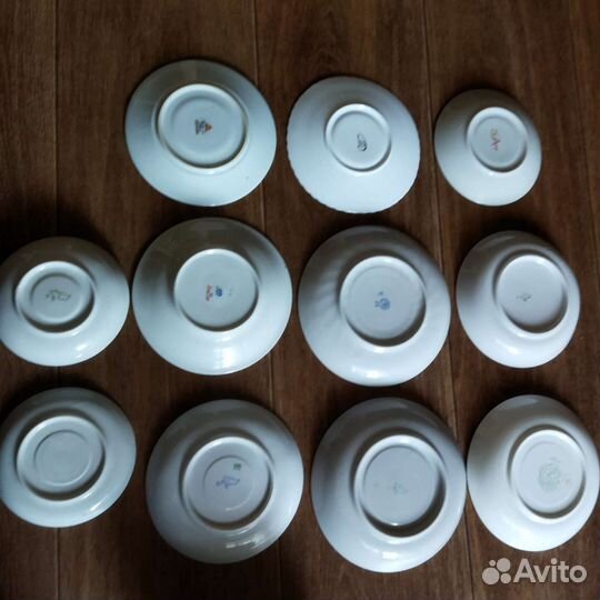 Блюдца фарфор СССР