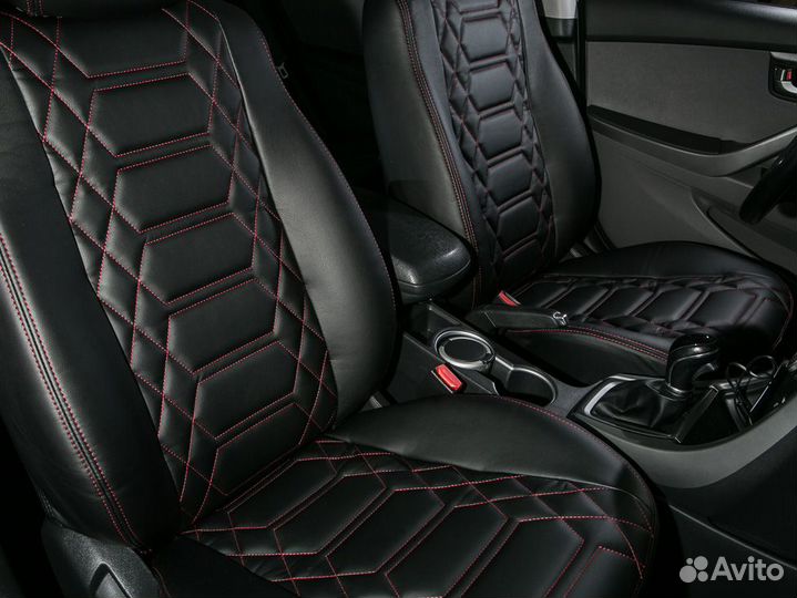 Чехлы из экокожи для Hyundai Elantra 5