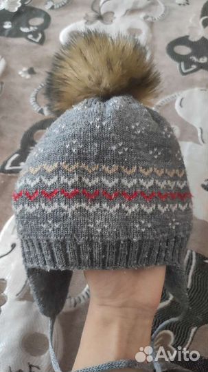 Шапка зимняя детская 48-50р