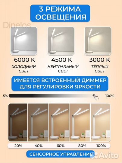 Лампа светильник светодиодный новый