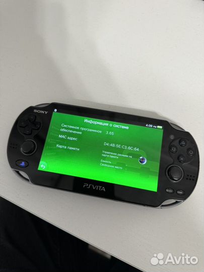 Sony PS Vita Fat 1000 серия oled с 128Гб памяти