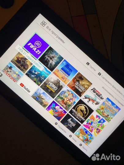 Nintendo switch rev 2 с играми