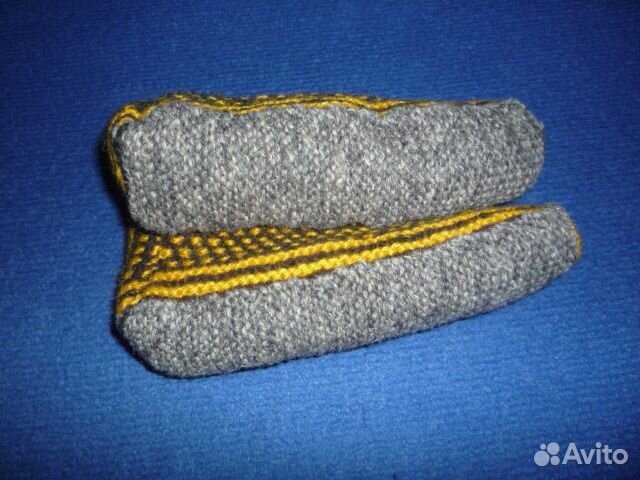 Следки вязаные (тапочки)