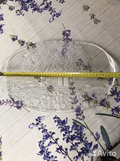 Поднос хрусталь Германия