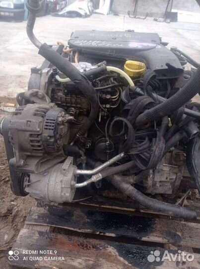 Двигатель Рено в сборе 1,9TDI F9Q A 736 98-05г