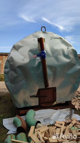 Печка/бочка для производства древесного угля