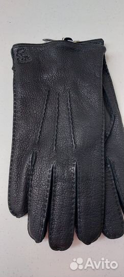 Мужские перчатки из кожи оленя отличного качества