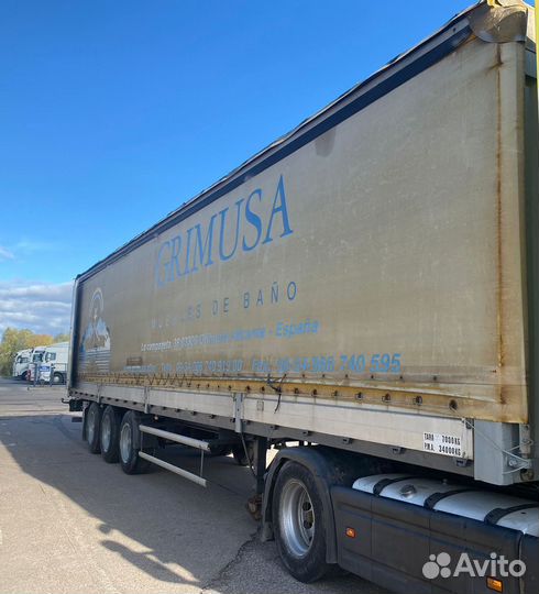 Полуприцеп шторный Prim-Ball D 1814, 2003