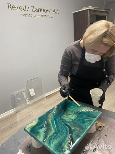 Подарочный сертификат по эпоксидной смоле