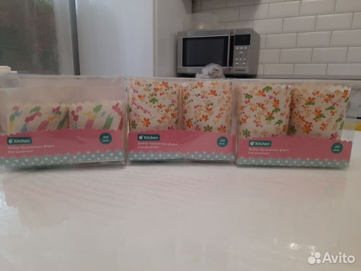 Набор бумажных форм для выпечки