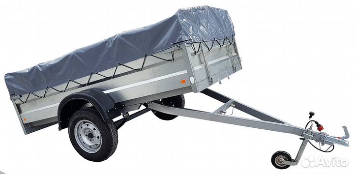 Прицеп легковой Спутник 2,2х1,3 метра.Оцинкованный