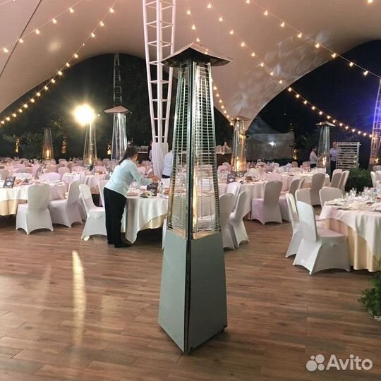 Аренда уличных газ.обогревателей Грибок,Пирамида