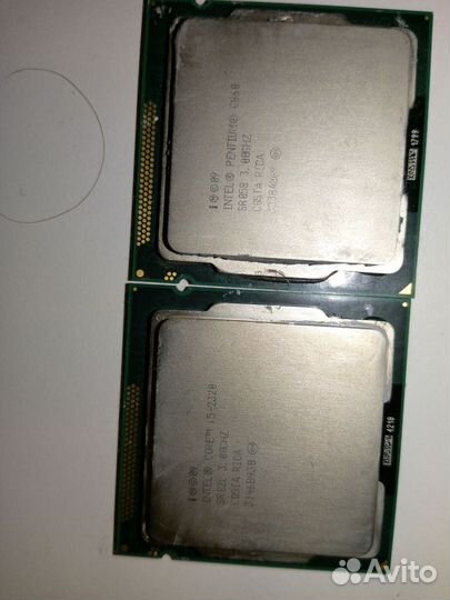 Процессор Intel core i5 2320&Intel Pentium g860