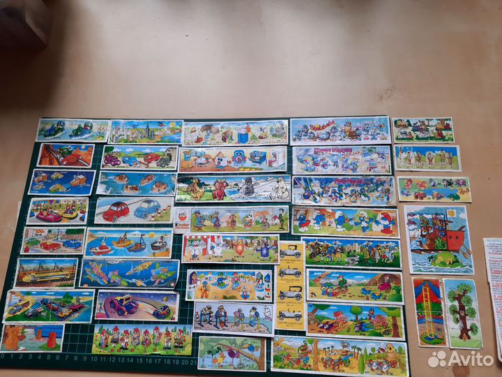 Вкладыши от киндер-сюрпризов 90-х годов