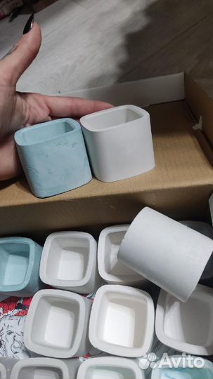 Подсвечник из гипса