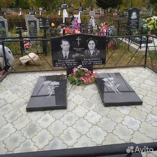 Памятники из гранита / установка памятников