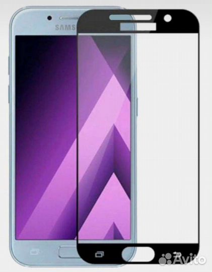 Стекло для Samsung Galaxy A3 2017 (А320), чехол