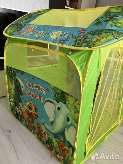 Детский домик палатка с сухим бассейном