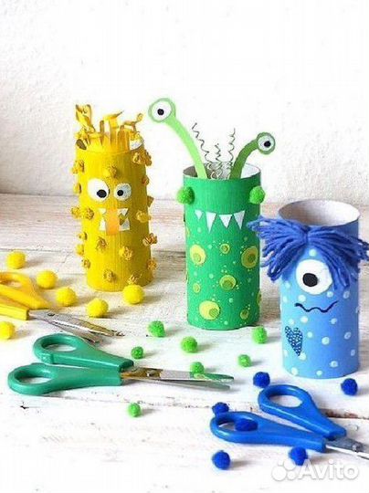 Втулки картонные от туалетной бумаги