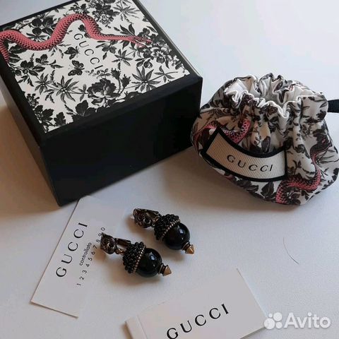 Клипсы gucci