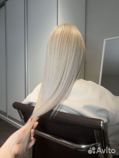 Кератиновое выпрямление волос