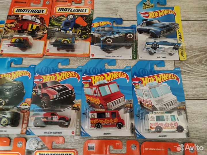 Hot Wheels Matchbox пикапы, джипы, автобусы