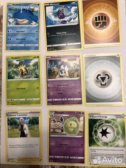 Карточки 31 шт покемон, новые, оригинал