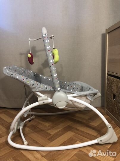 Качели шезлонг Jetem Flappy 2 в 1 с адаптером