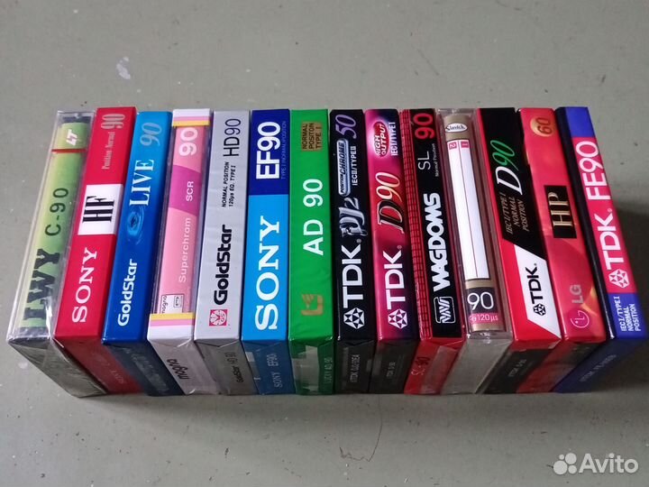 Аудиокассеты LWY, sony, tdk, magna, LG