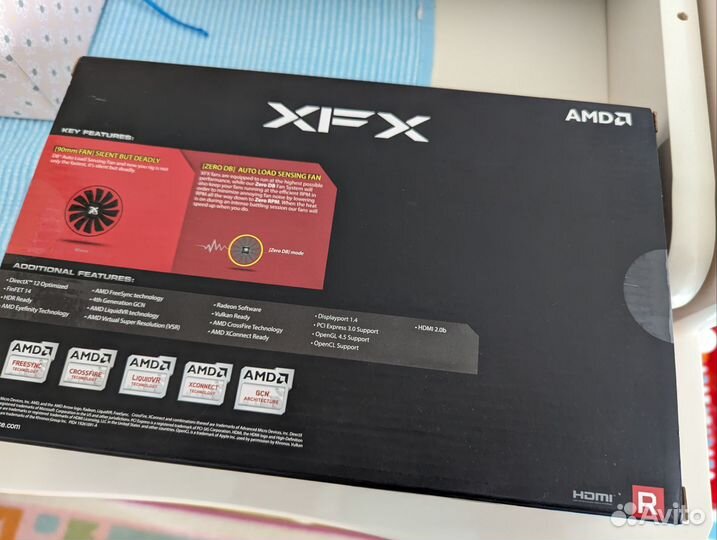 Видеокарта XFX Radeon RX 550 4GB (RX-550P4PFG5)