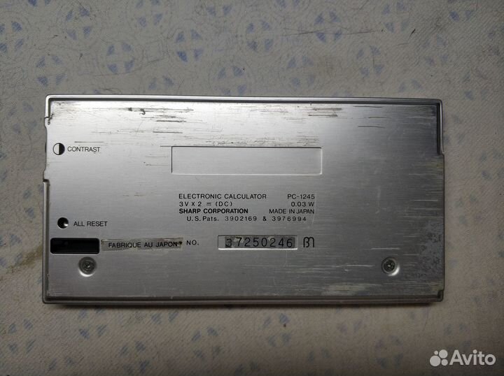Кпк Sharp PC-1245 раритет винтаж