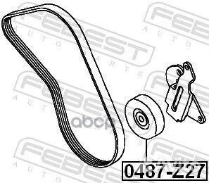 Ролик натяжной mitsubishi colt z21a/z22a/z23a/z