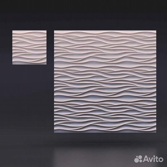 Гипсовая 3D панель 