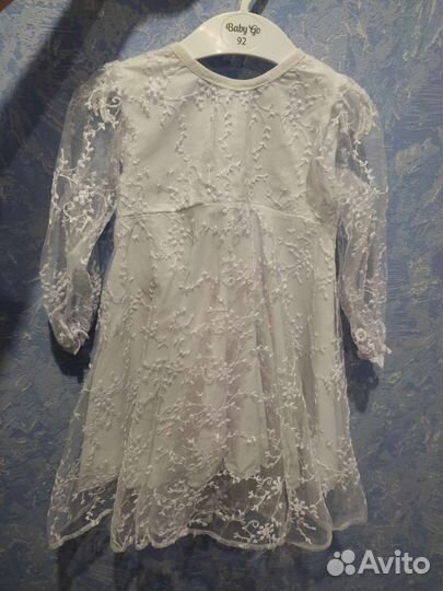 Платье для девочки 92