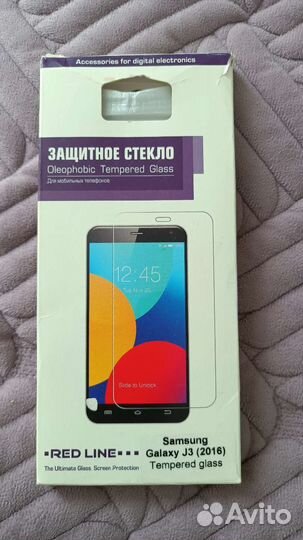 Защитное стекло Samsung Galaxi J3