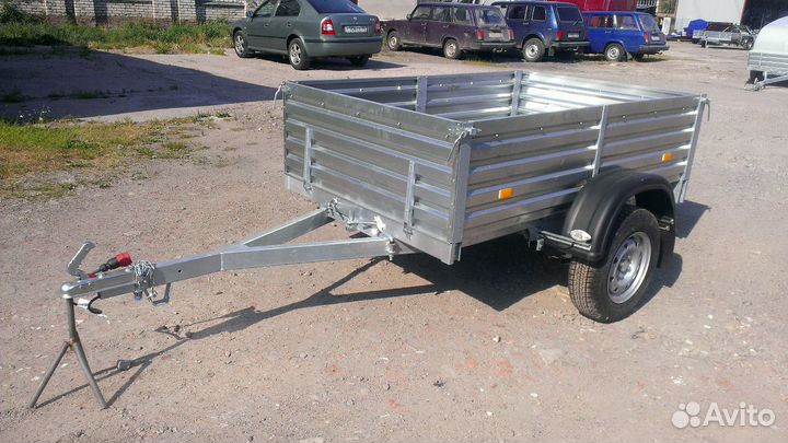Прицеп для легкового автомобиля,борт 47см.втулк Ее