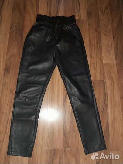 Брюки кожаные