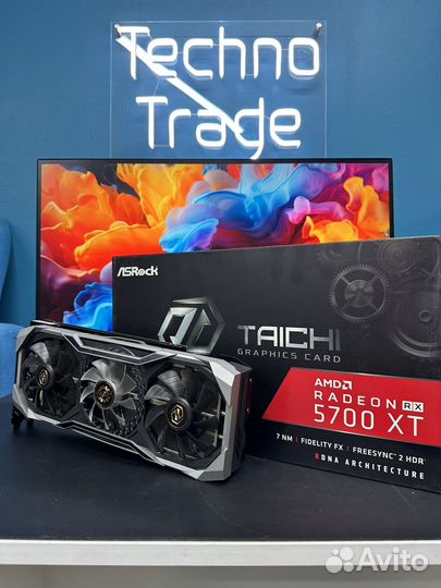 Флагманская видеокарта RX 5700Xt 8Gb AsRock Taichi
